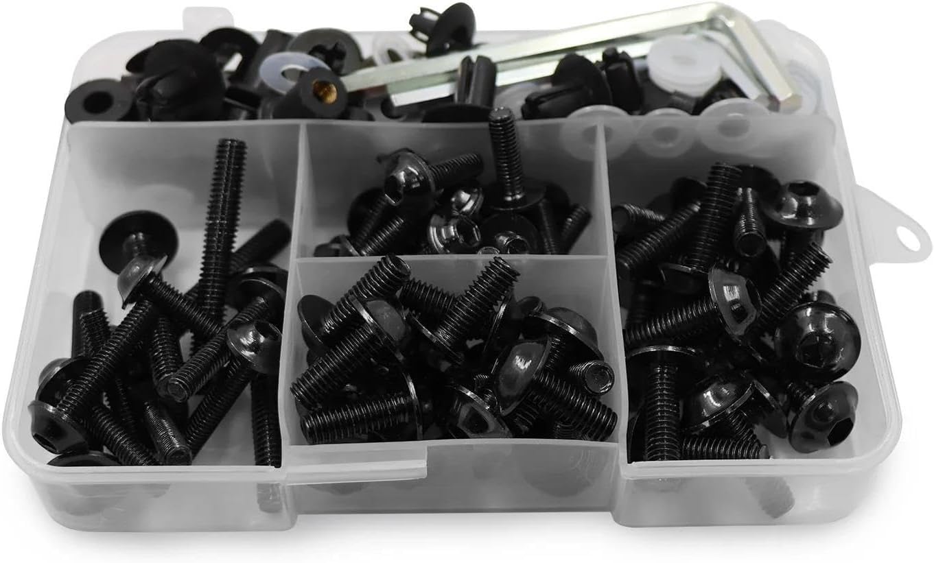 に適合するZX-14 2006-2011用オートバイ部品 179個 フェアリングボルト